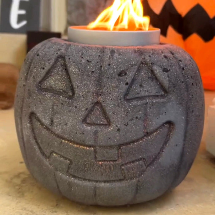 DIY: How to Make a Concrete Halloween Pumpkin Fire Pit