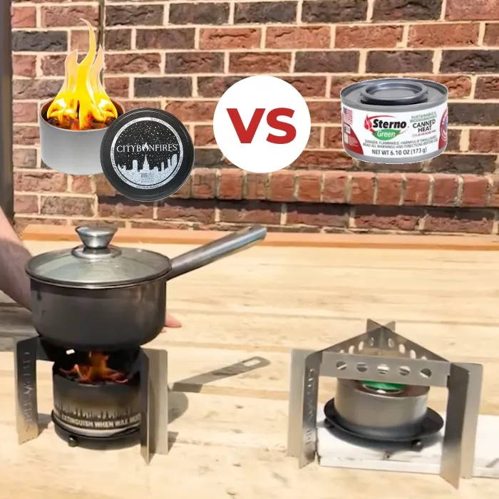 Boiling Water on City Bonfires VS Gel Fuel Cans