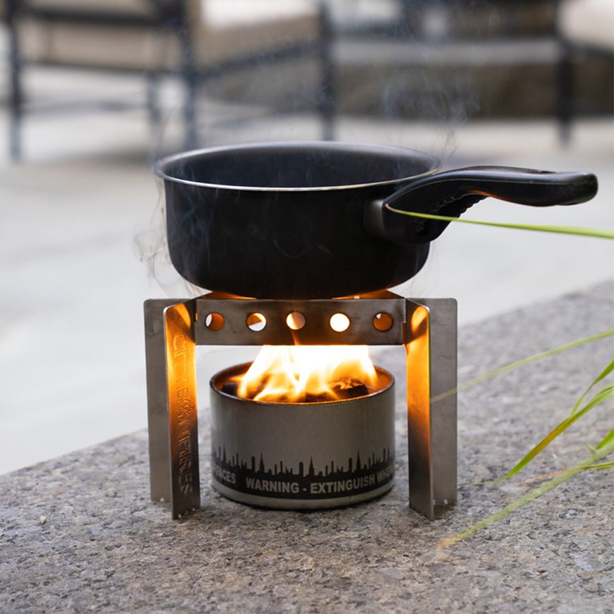 Portable Camp Stove / Stand Combo - City Bonfires