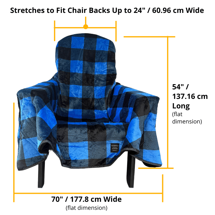 Chair Blanket Deluxe dimensions