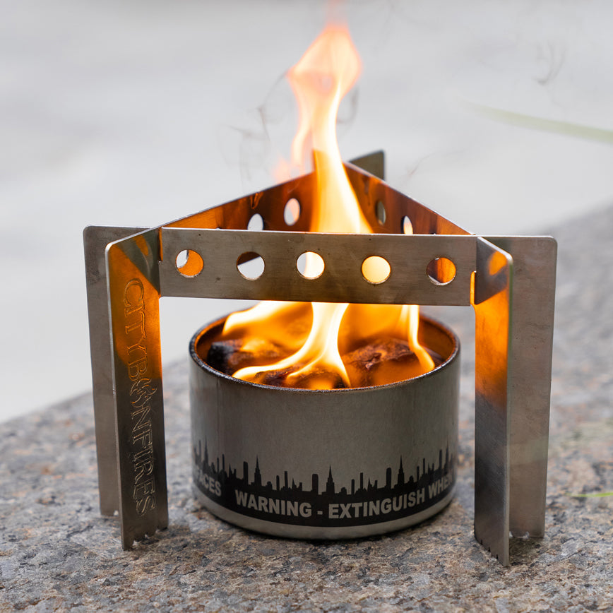 Portable fire clearance stove