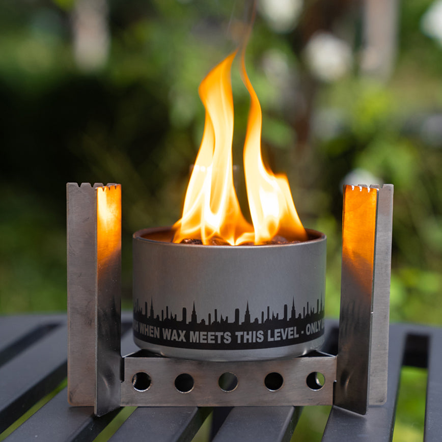 Portable Camp Stove Stand Combo