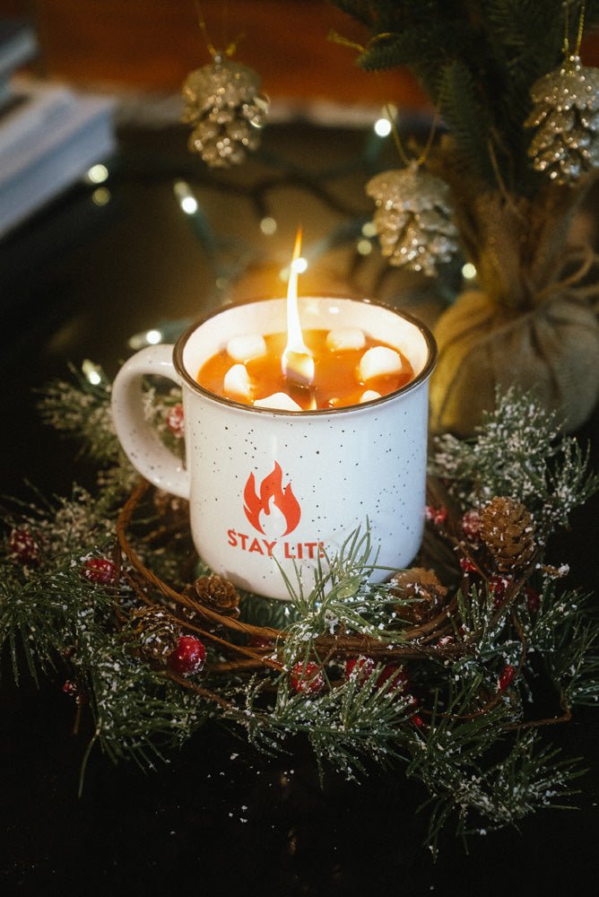 Hot Chocolate Scented Candle Mug - City Bonfires