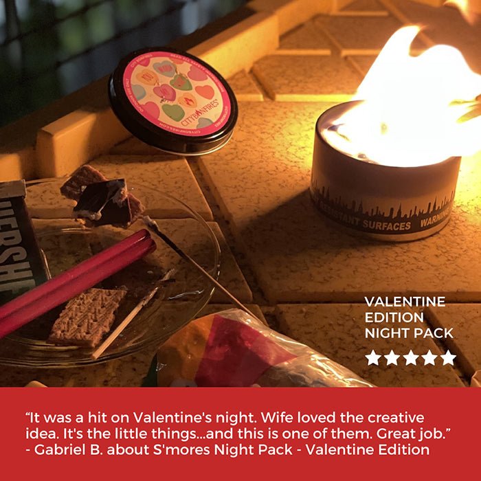 Valentine's S'mores Night Pack - City Bonfires